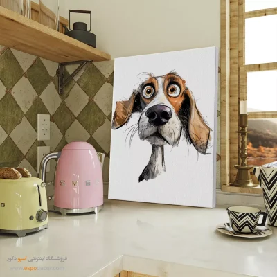 تابلو حیوانات بامزه - اسپو دکور