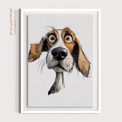 تابلو حیوانات بامزه - اسپو دکور