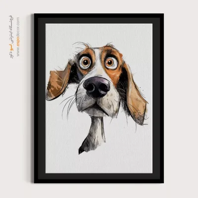 تابلو حیوانات بامزه - اسپو دکور