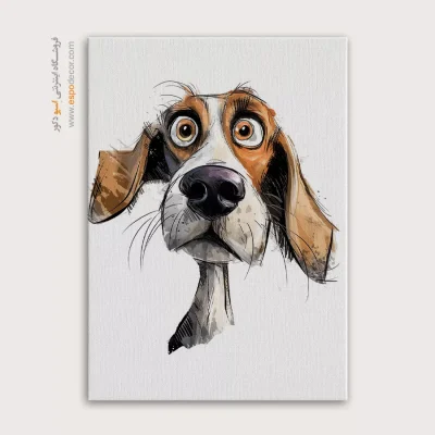 تابلو حیوانات بامزه - اسپو دکور