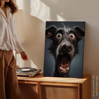 تابلو حیوانات بامزه - اسپو دکور