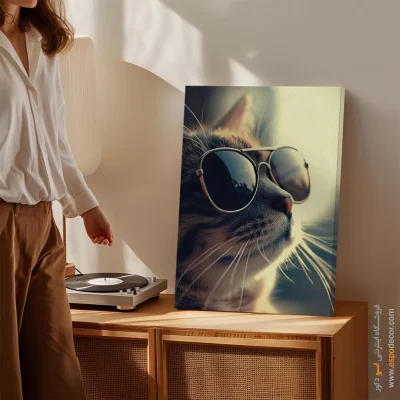 تابلو حیوانات بامزه - اسپو دکور