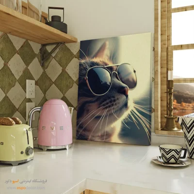 تابلو حیوانات بامزه - اسپو دکور