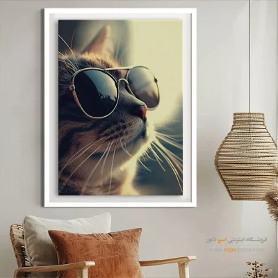 تابلو حیوانات بامزه - اسپو دکور