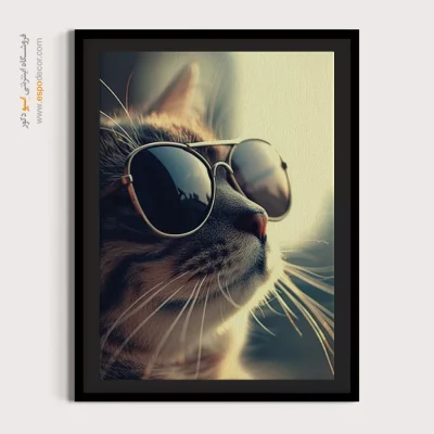 تابلو حیوانات بامزه - اسپو دکور