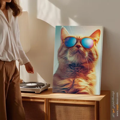 تابلو حیوانات بامزه - اسپو دکور