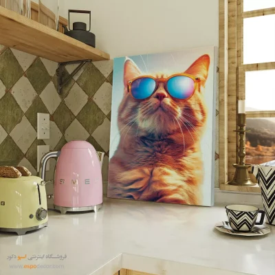 تابلو حیوانات بامزه - اسپو دکور