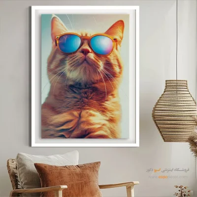 تابلو حیوانات بامزه - اسپو دکور