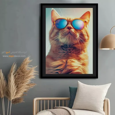 تابلو حیوانات بامزه - اسپو دکور