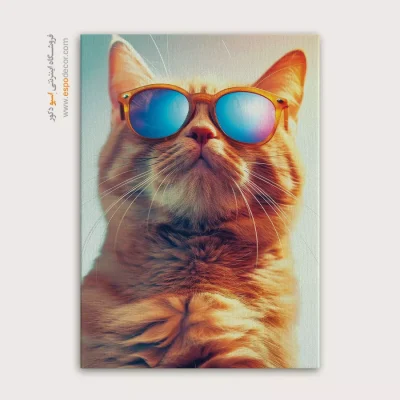 تابلو حیوانات بامزه - اسپو دکور