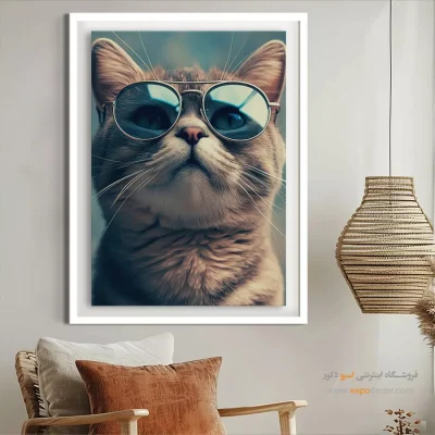 تابلو حیوانات بامزه - اسپو دکور