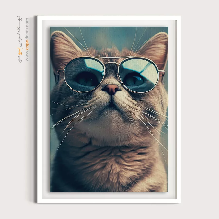 تابلو حیوانات بامزه - اسپو دکور