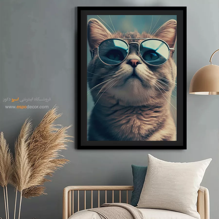 تابلو حیوانات بامزه - اسپو دکور