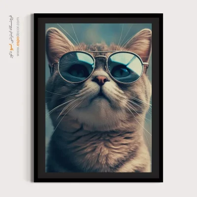 تابلو حیوانات بامزه - اسپو دکور