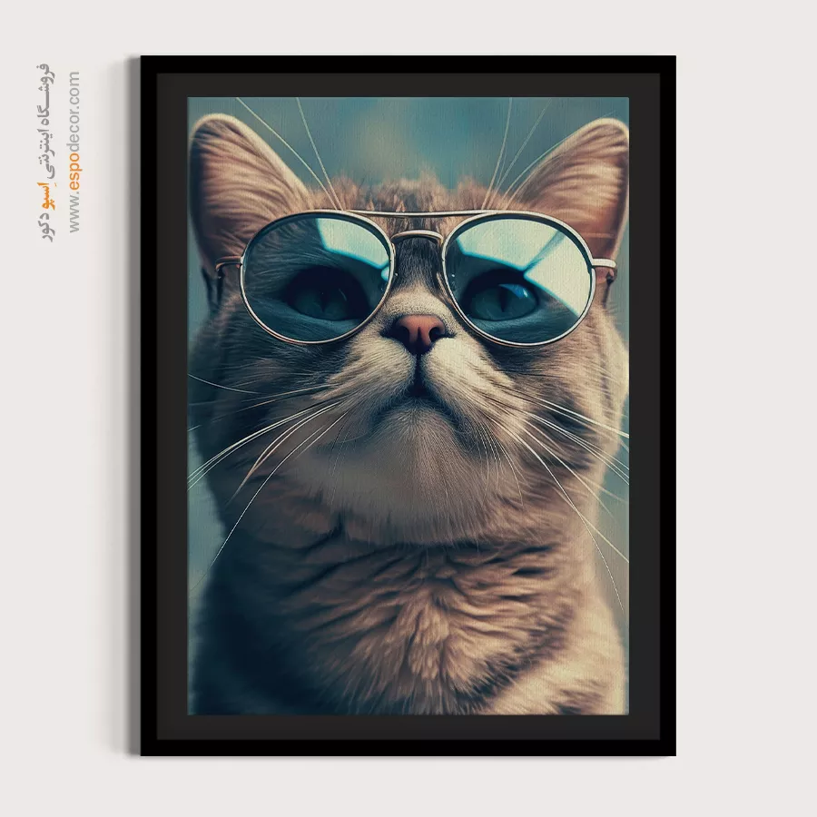 تابلو حیوانات بامزه - اسپو دکور