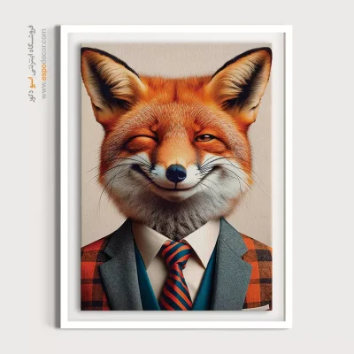 تابلو حیوانات بامزه - اسپو دکور