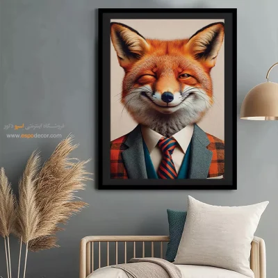 تابلو حیوانات بامزه - اسپو دکور