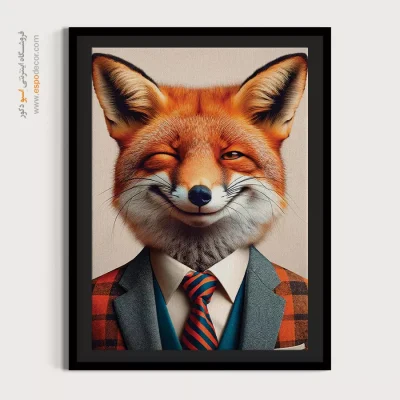 تابلو حیوانات بامزه - اسپو دکور