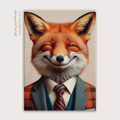 تابلو حیوانات بامزه - اسپو دکور