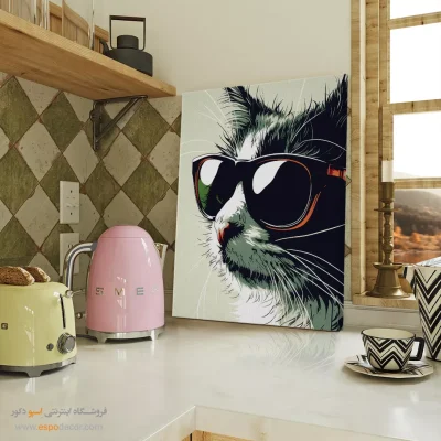 تابلو حیوانات بامزه - اسپو دکور