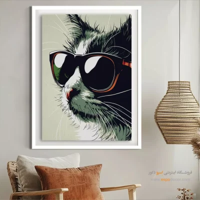 تابلو حیوانات بامزه - اسپو دکور