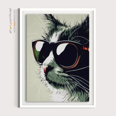 تابلو حیوانات بامزه - اسپو دکور