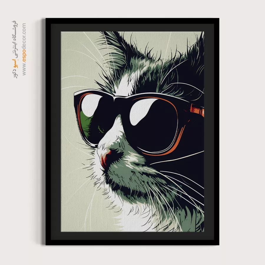 تابلو حیوانات بامزه - اسپو دکور