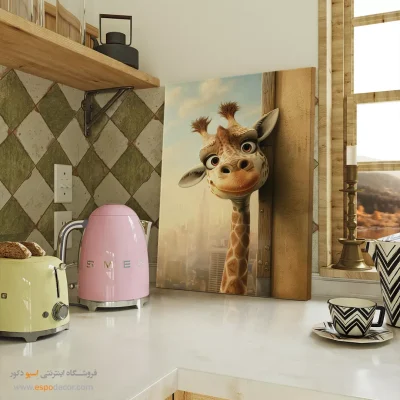 تابلو حیوانات بامزه - اسپو دکور