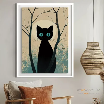 تابلو حیوانات بامزه - اسپو دکور