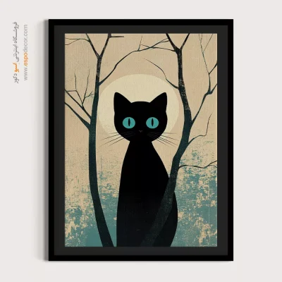 تابلو حیوانات بامزه - اسپو دکور