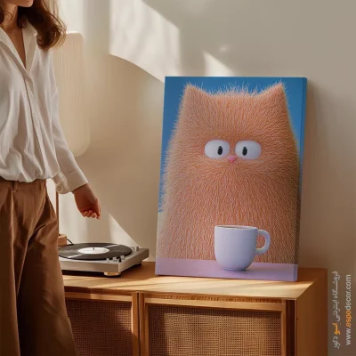 تابلو حیوانات بامزه - اسپو دکور