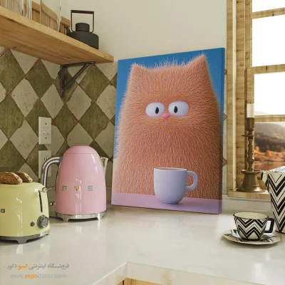 تابلو حیوانات بامزه - اسپو دکور