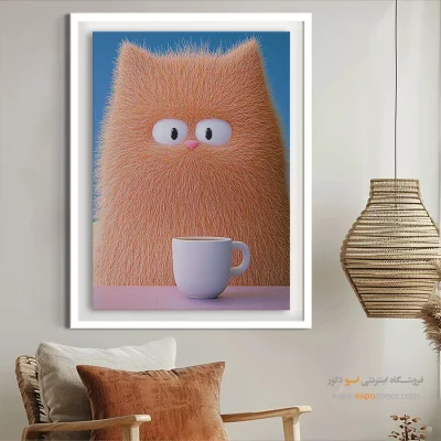 تابلو حیوانات بامزه - اسپو دکور