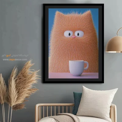 تابلو حیوانات بامزه - اسپو دکور