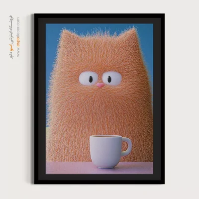 تابلو حیوانات بامزه - اسپو دکور