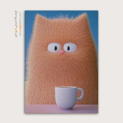 تابلو حیوانات بامزه - اسپو دکور