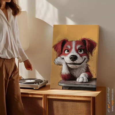 تابلو حیوانات بامزه - اسپو دکور