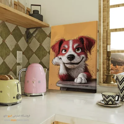 تابلو حیوانات بامزه - اسپو دکور