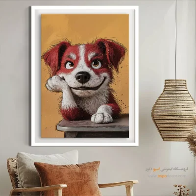 تابلو حیوانات بامزه - اسپو دکور