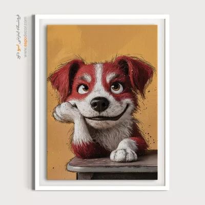 تابلو حیوانات بامزه - اسپو دکور