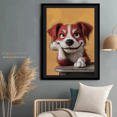 تابلو حیوانات بامزه - اسپو دکور