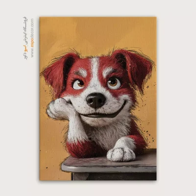 تابلو حیوانات بامزه - اسپو دکور