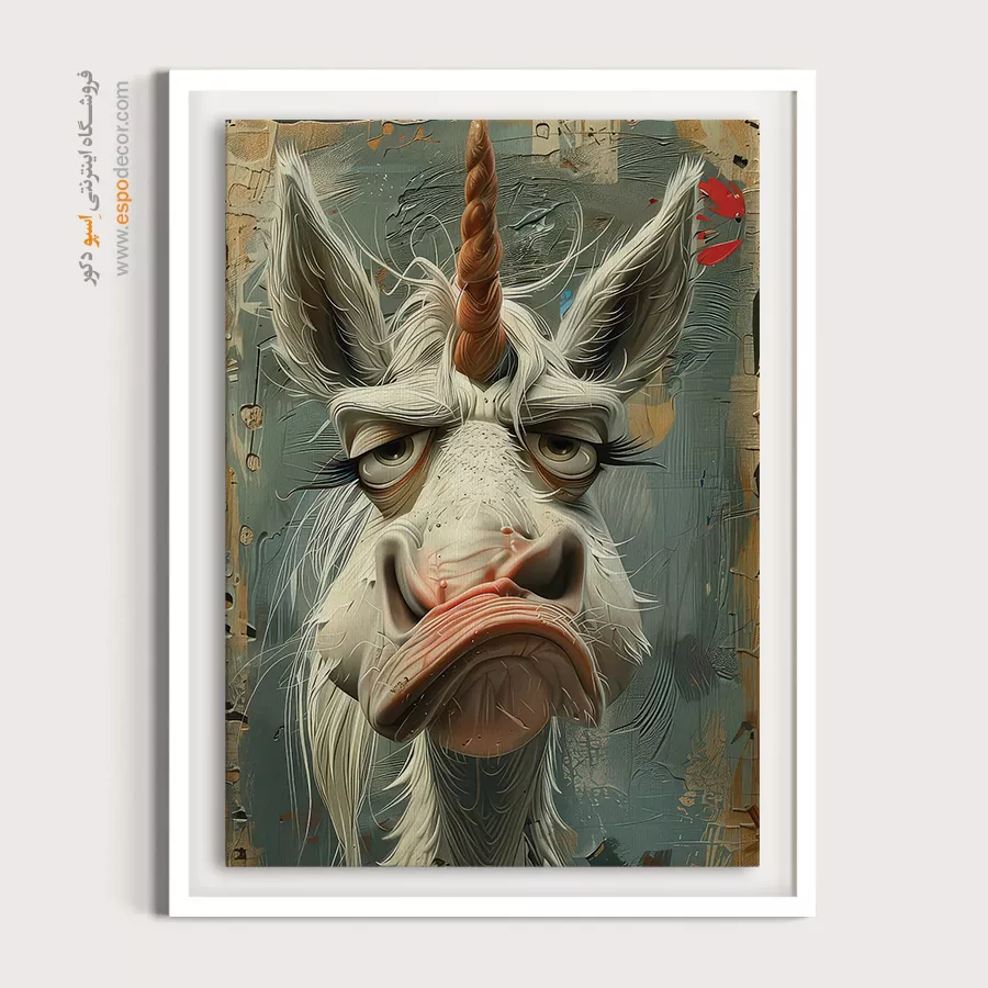 تابلو حیوانات بامزه - اسپو دکور