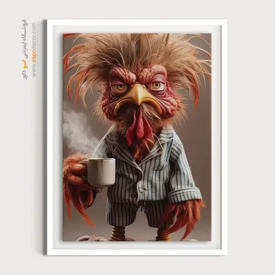 تابلو حیوانات بامزه - اسپو دکور