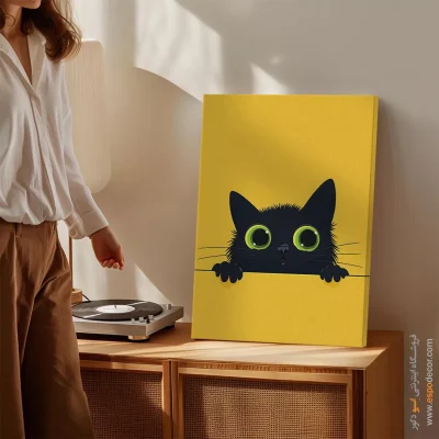 تابلو حیوانات بامزه - اسپو دکور