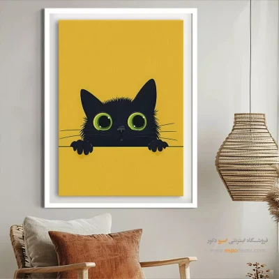 تابلو حیوانات بامزه - اسپو دکور