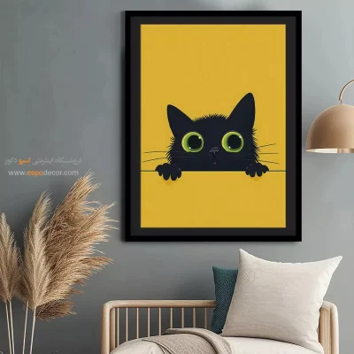 تابلو حیوانات بامزه - اسپو دکور