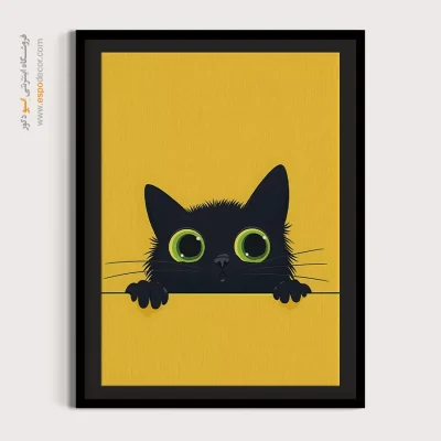 تابلو حیوانات بامزه - اسپو دکور