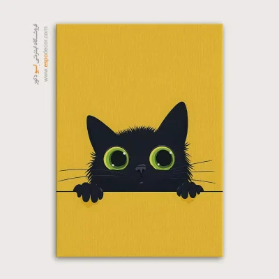 تابلو حیوانات بامزه - اسپو دکور