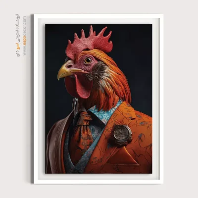 تابلو حیوانات بامزه - اسپو دکور